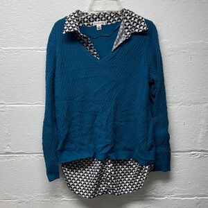 Croft & Barrow Dress Shirt Vneck Sweater